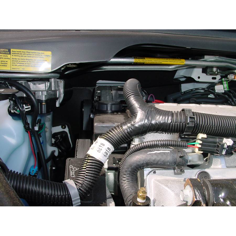 2002 Oldsmobile Silhouette Firewall access