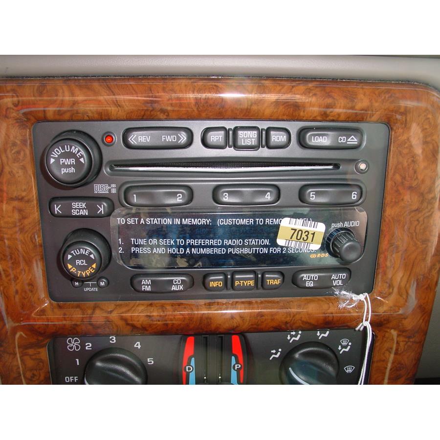 2001 Oldsmobile Silhouette Factory Radio