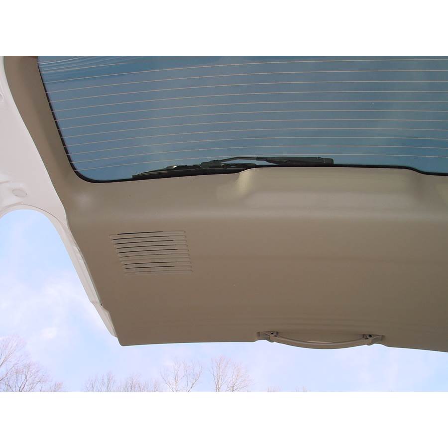 2001 Oldsmobile Silhouette Tailgate speaker location