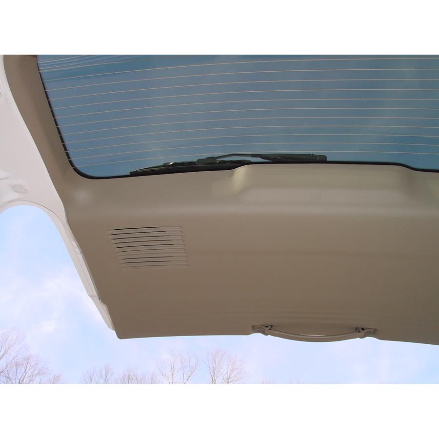 2003 Oldsmobile Silhouette Tailgate speaker location