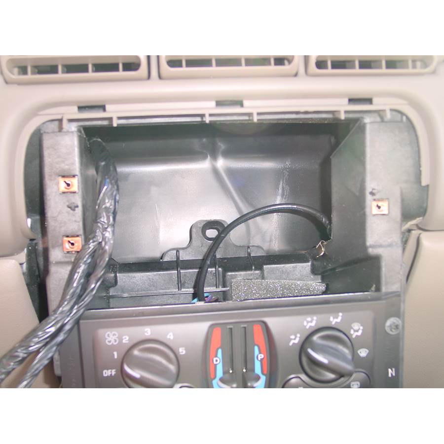 2003 Oldsmobile Silhouette Factory radio removed