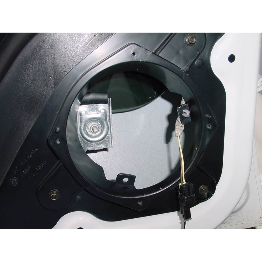 2002 Oldsmobile Bravada Rear door speaker removed