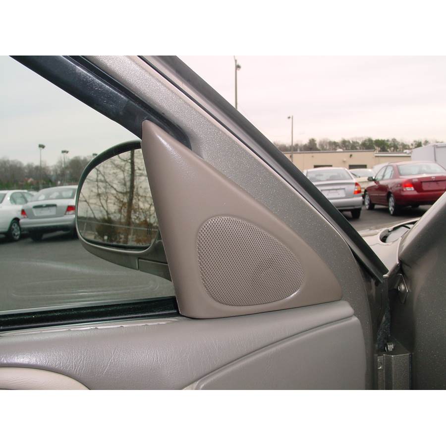 2003 Oldsmobile Aurora Front door tweeter location