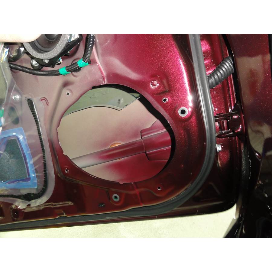 2011 Scion tC Front door woofer removed