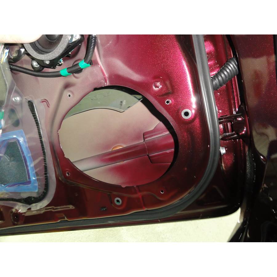 2016 Scion tC Front door woofer removed