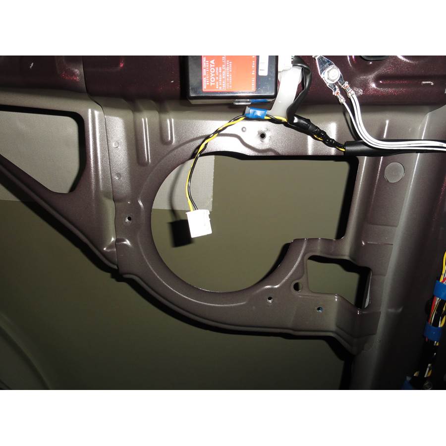 2011 Scion tC Rear side panel speaker removed