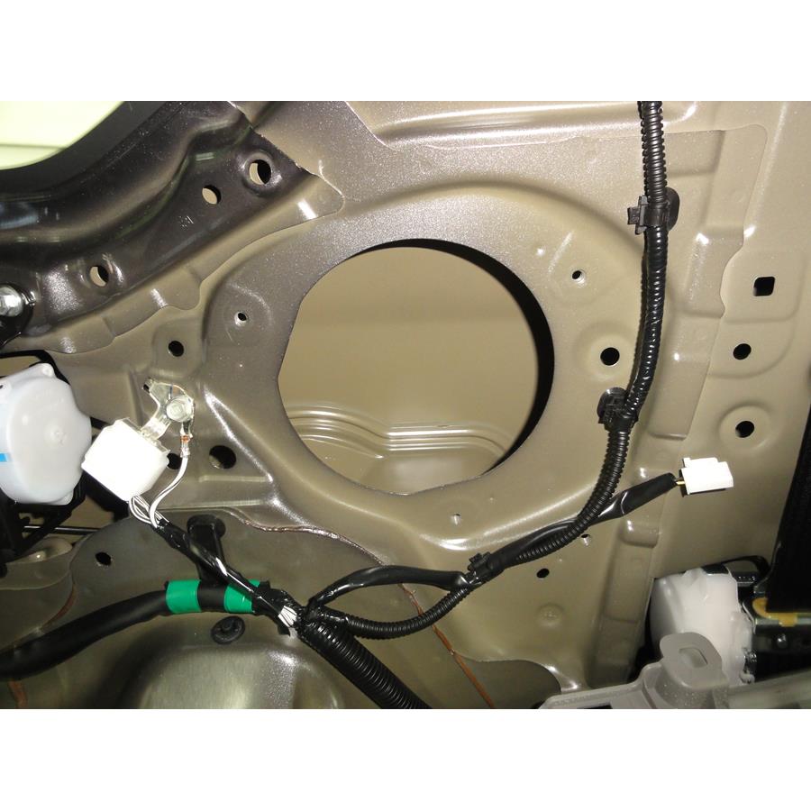 2015 Scion iQ Rear side panel speaker removed