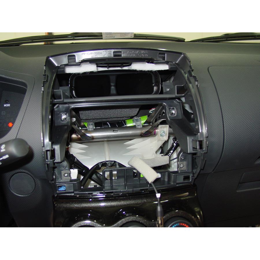 2014 Scion xD Factory radio removed