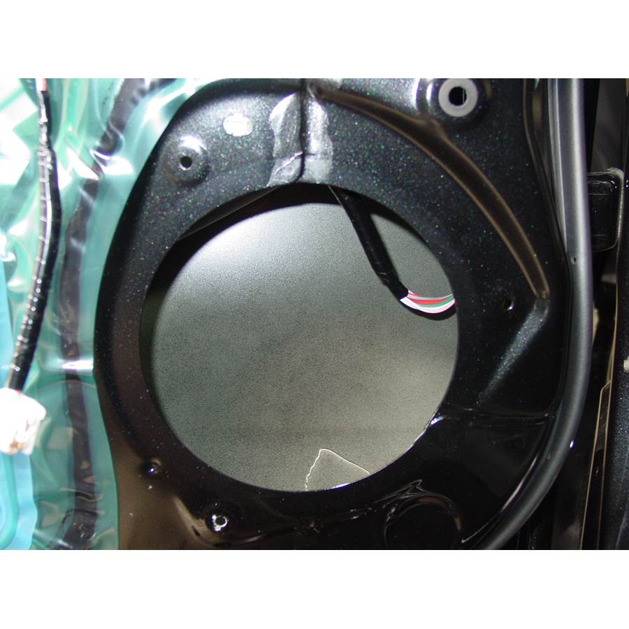 2012 Scion xD Rear door speaker removed