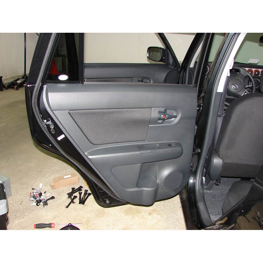 2013 Scion xB Rear door speaker location