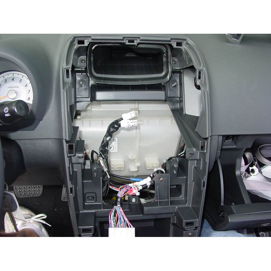 2005 Scion tC Factory radio removed