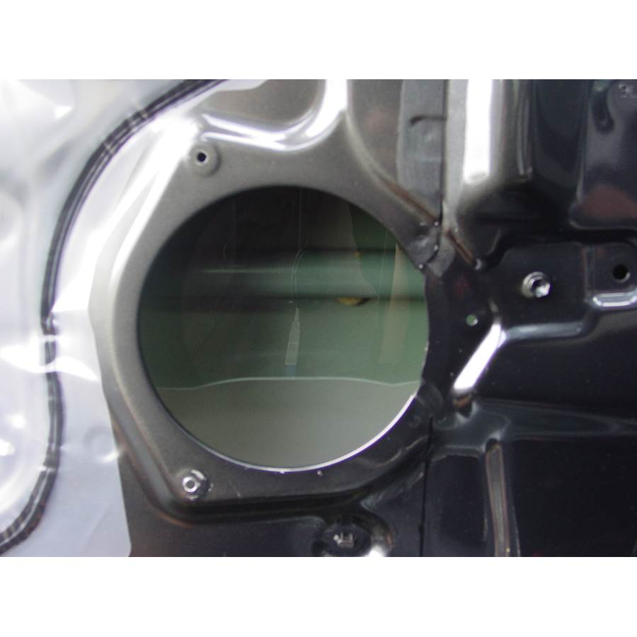 2005 Scion tC Front door woofer removed
