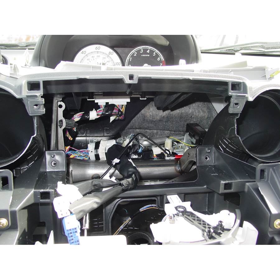 2004 Scion xA Factory radio removed