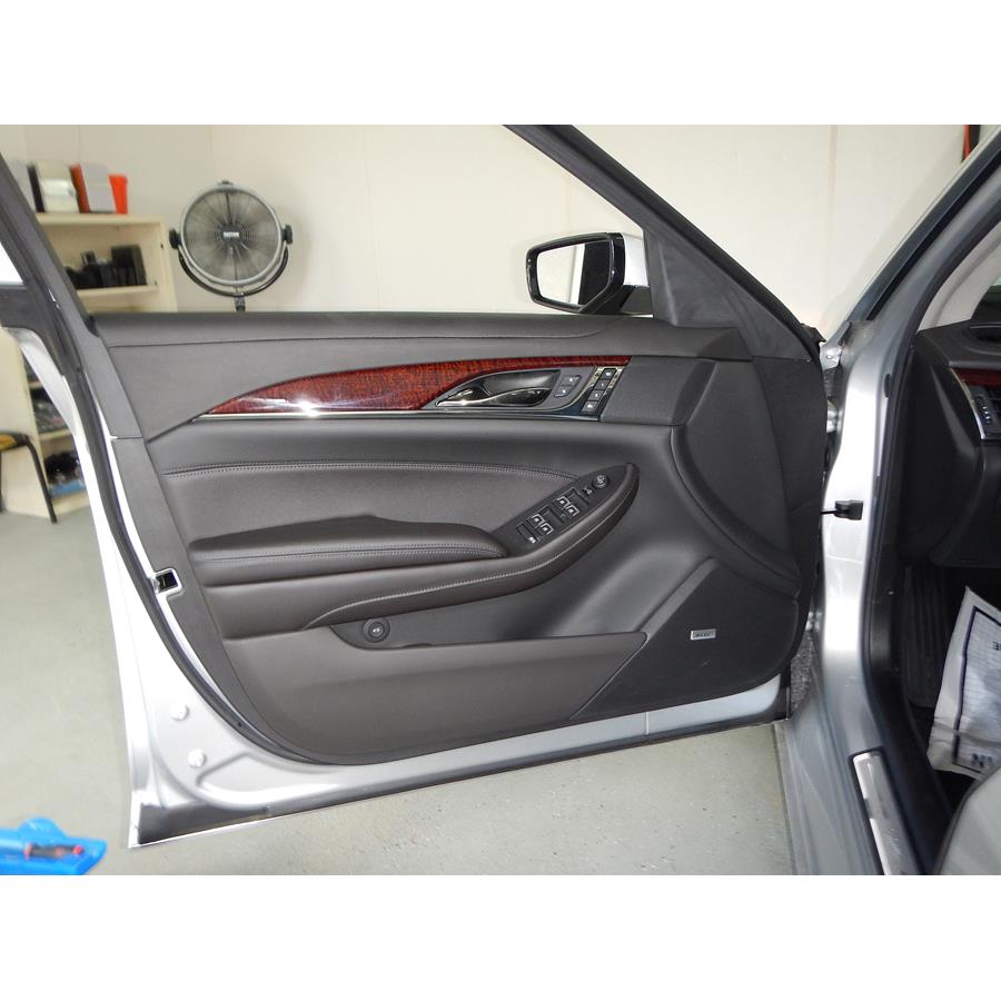 2017 Cadillac CTS Front door speaker location