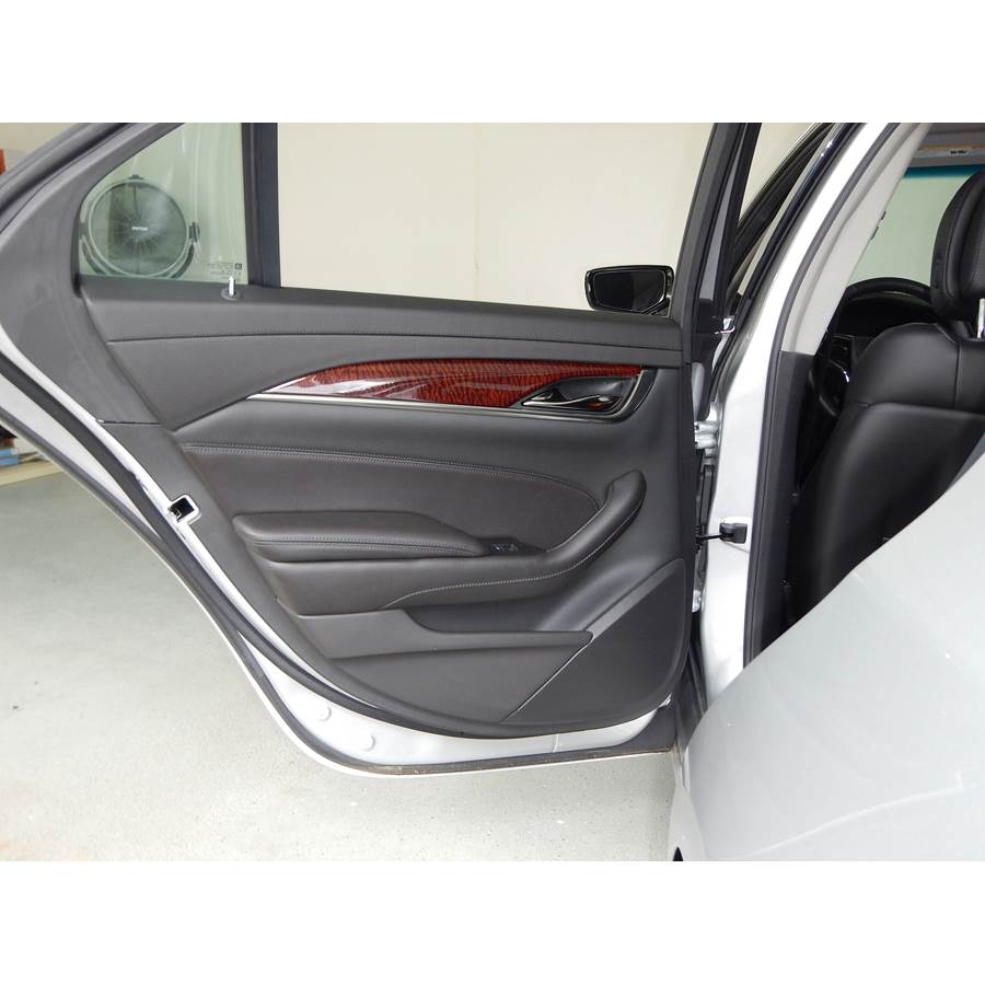 2018 Cadillac CTS Rear door speaker location