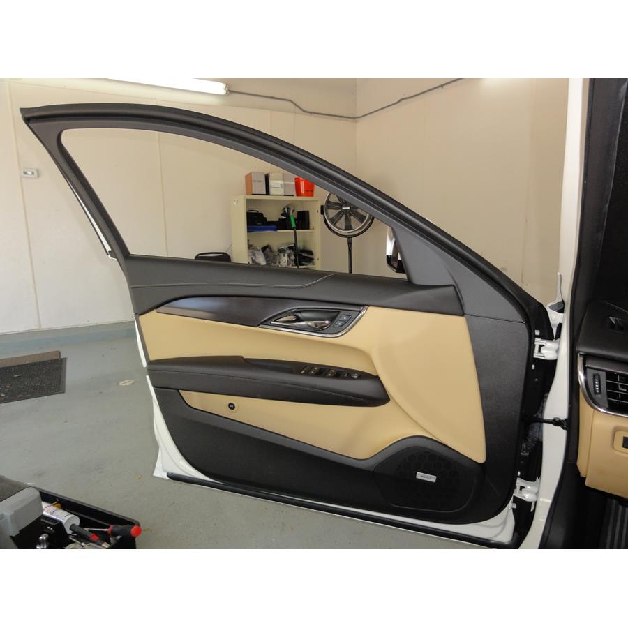 2018 Cadillac ATS Front door speaker location