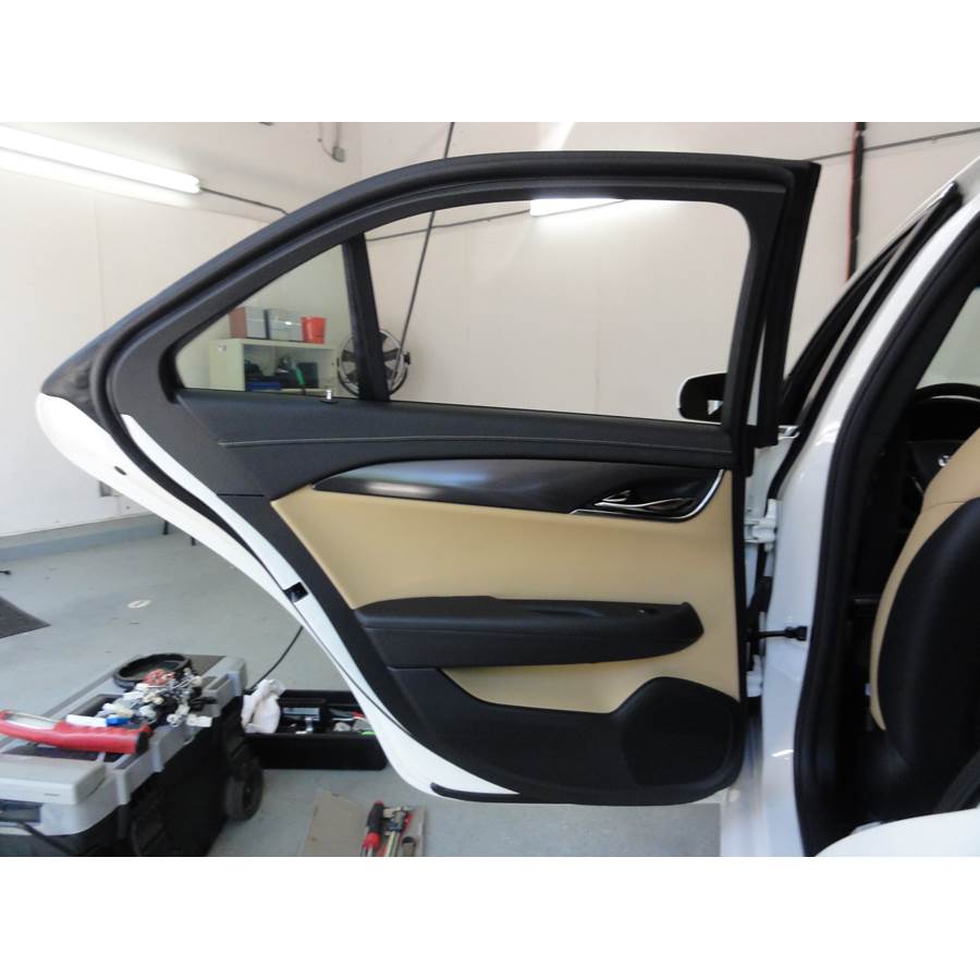 2013 Cadillac ATS Rear door speaker location