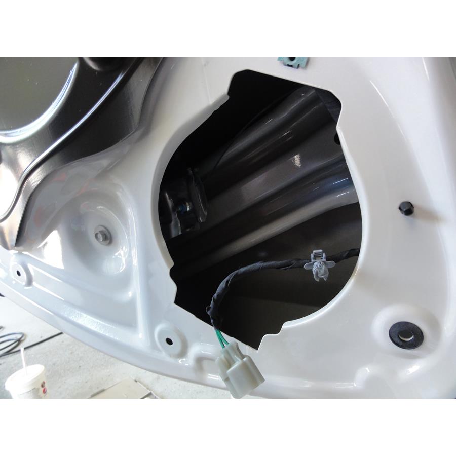 2016 Cadillac ATS Rear door speaker removed