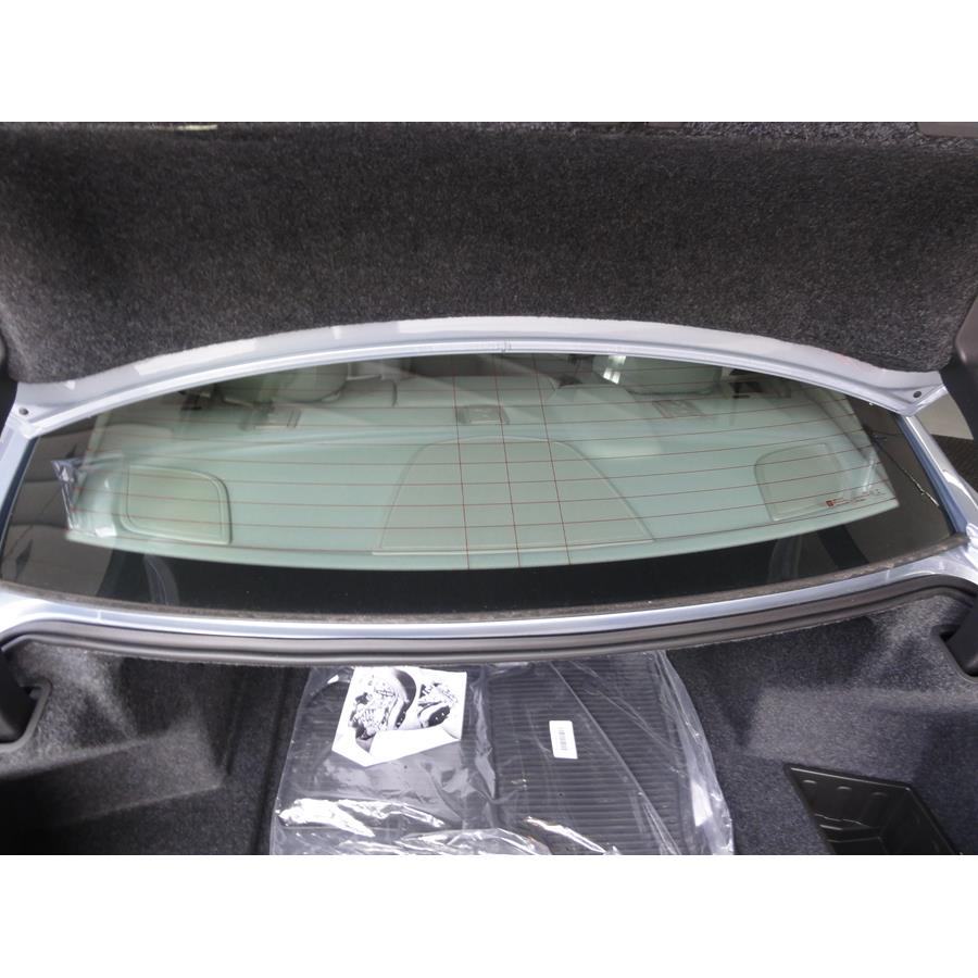 2018 Cadillac ATS Rear deck speaker location