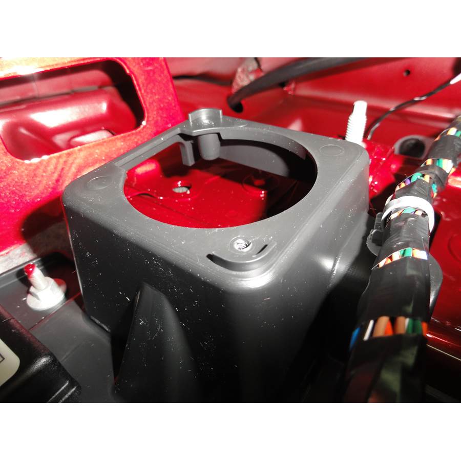 2011 Cadillac CTS Rear deck speaker removed