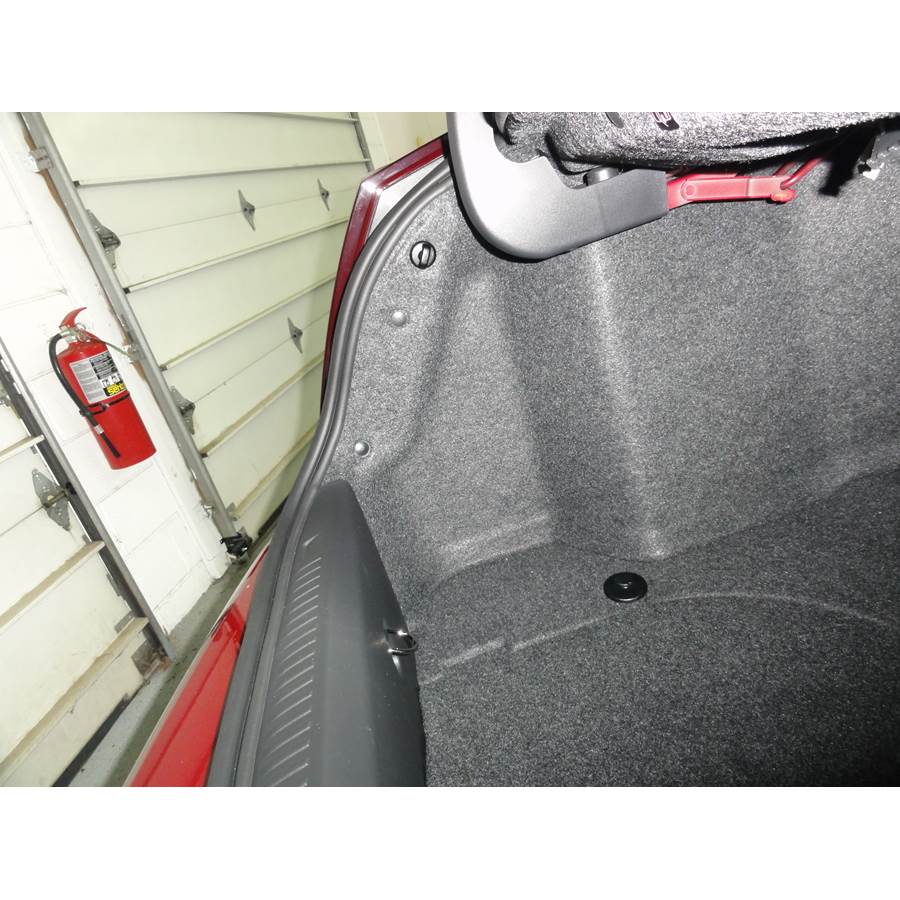 2012 Cadillac CTS Factory amplifier location