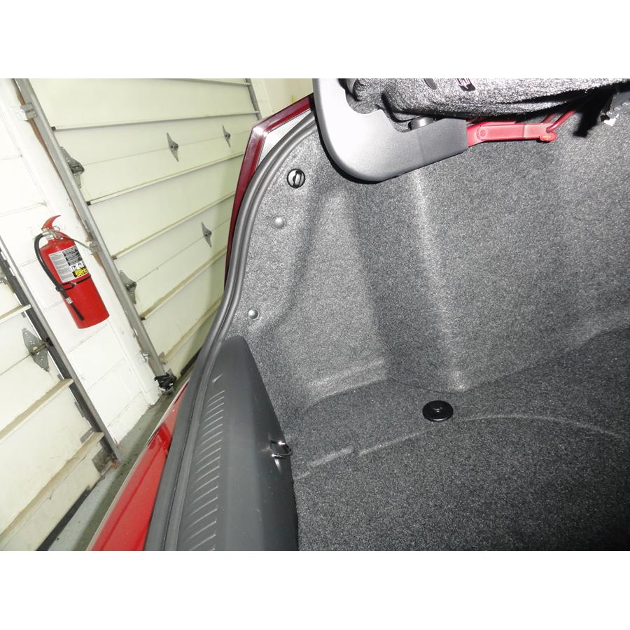 2014 Cadillac CTS Factory amplifier location