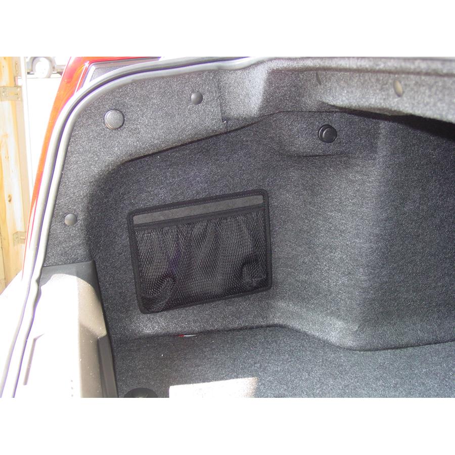2008 Cadillac CTS Factory amplifier location