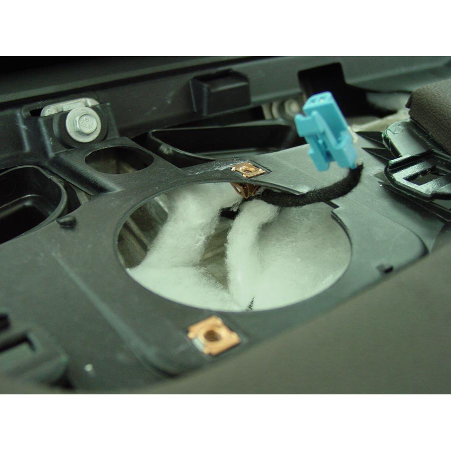 2009 Cadillac CTS Center dash speaker removed