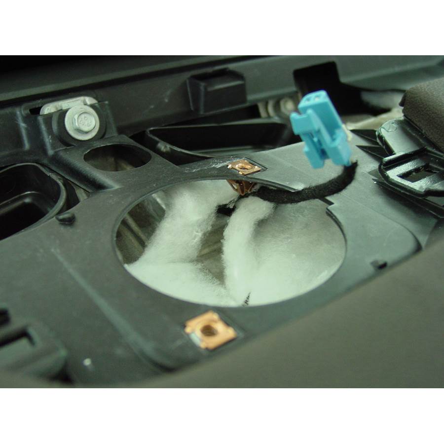 2010 Cadillac CTS Center dash speaker removed