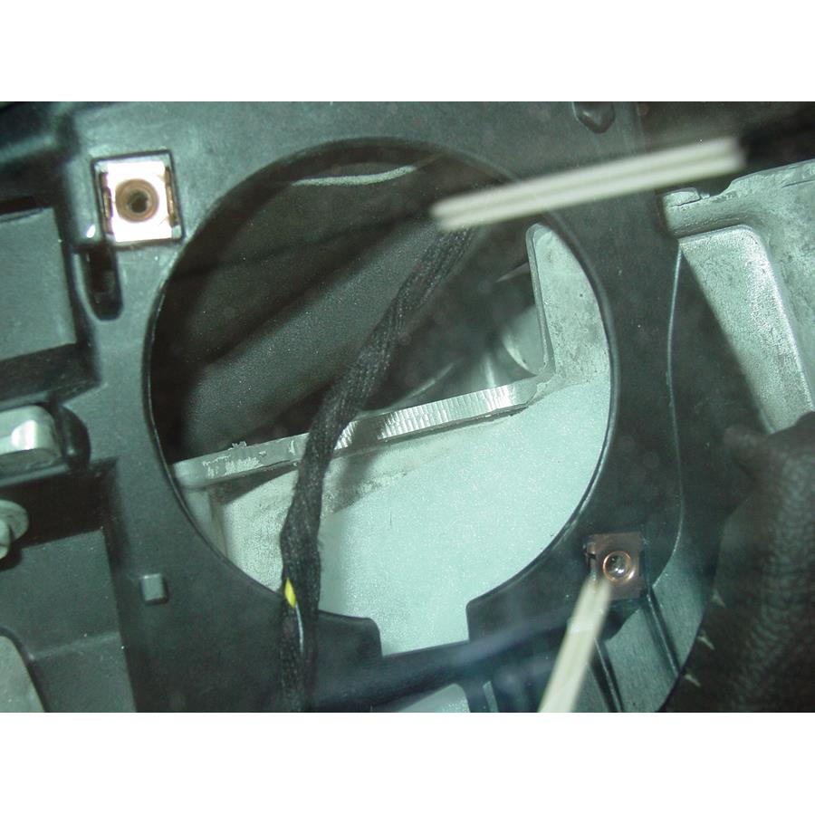 2010 Cadillac CTS Dash speaker removed