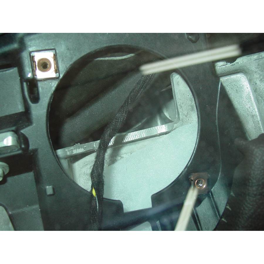 2011 Cadillac CTS Dash speaker removed