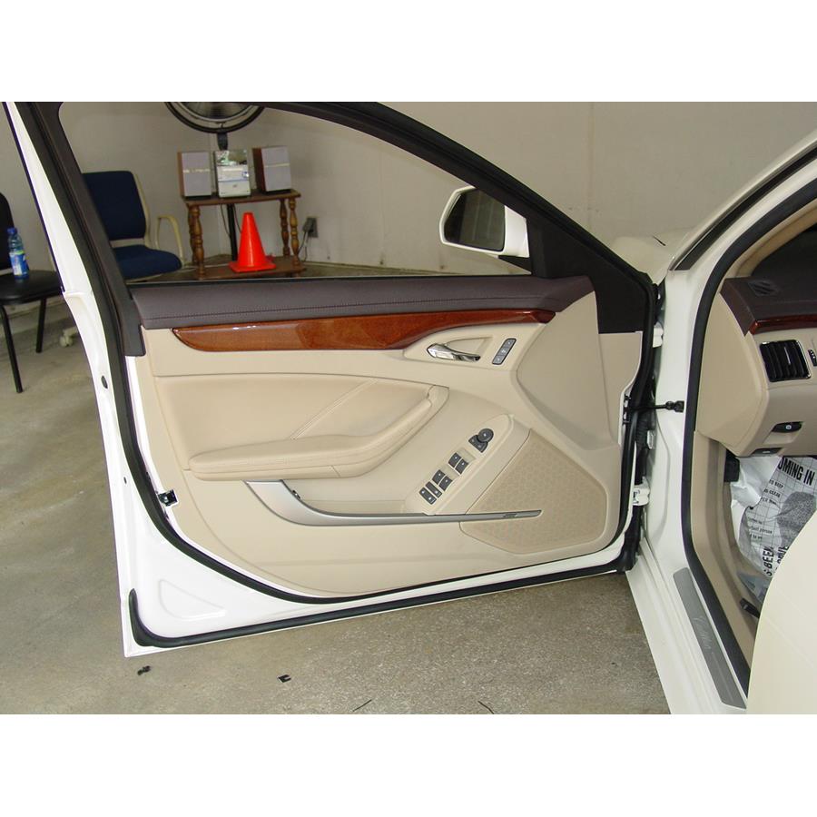 2011 Cadillac CTS Front door speaker location