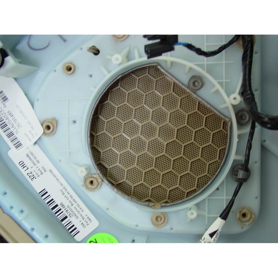 2010 Cadillac CTS Rear door speaker removed