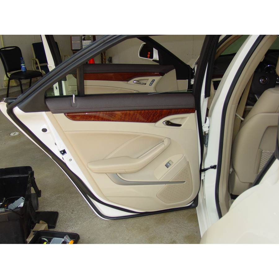 2012 Cadillac CTS Rear door speaker location