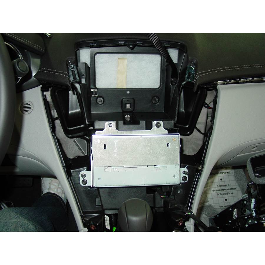 2009 Cadillac CTS Factory radio removed