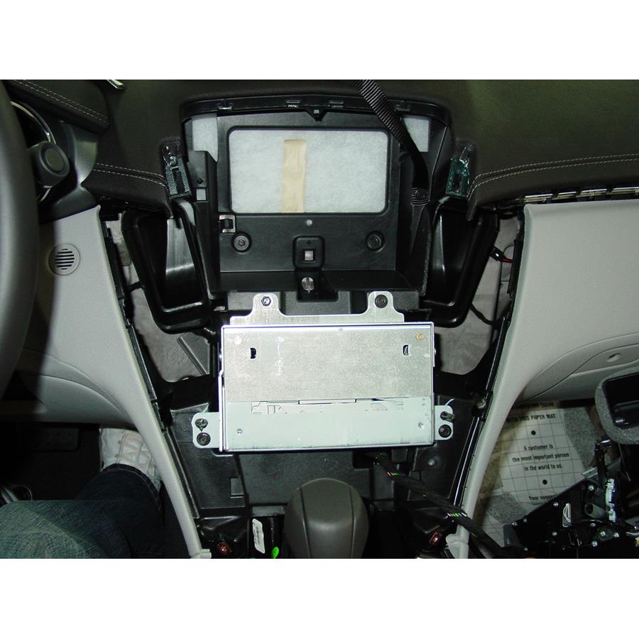 2010 Cadillac CTS Factory radio removed