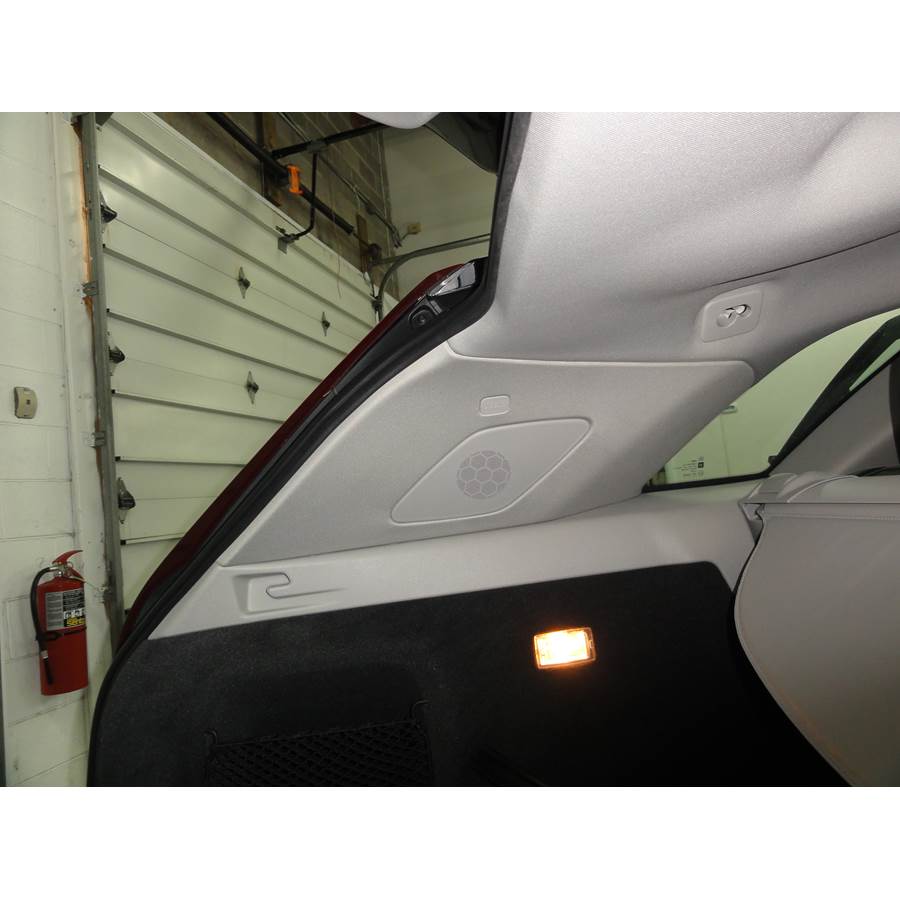 2012 Cadillac CTS Sport Wagon Rear pillar speaker location