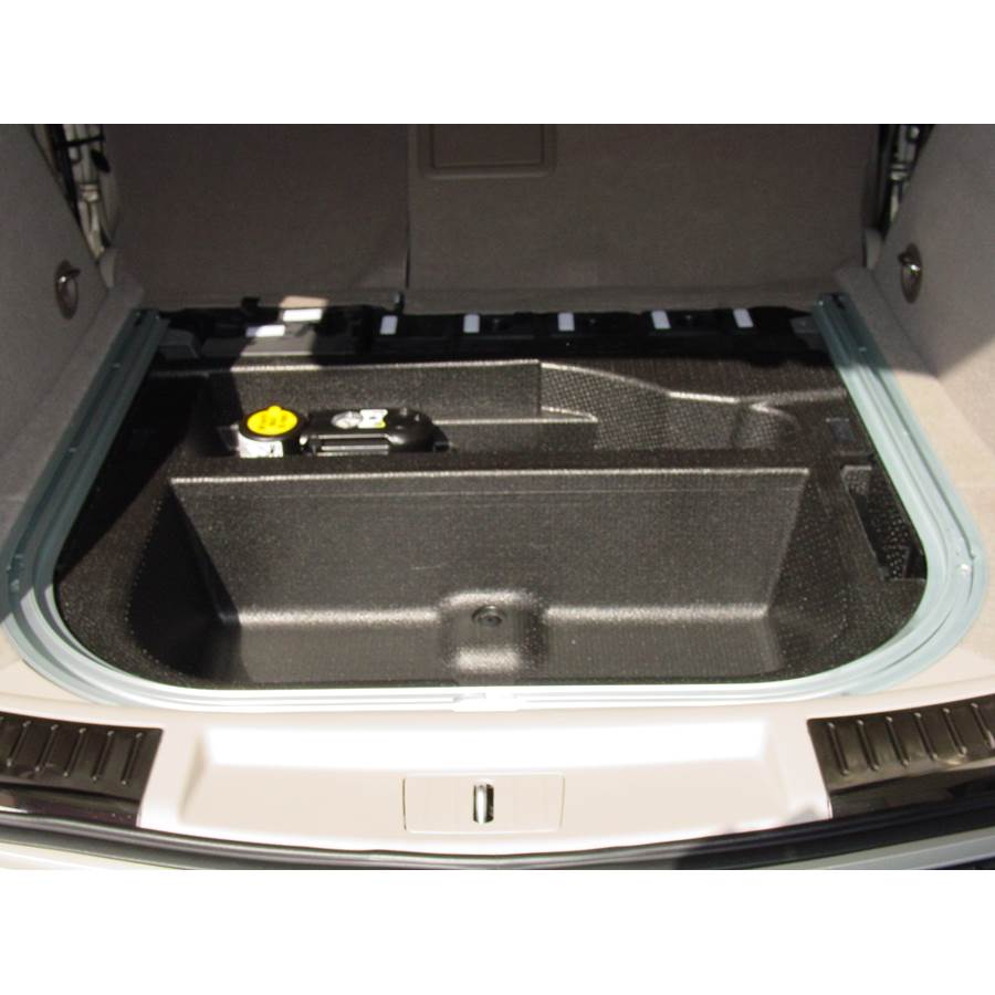 2014 Cadillac SRX Under cargo floor speaker location