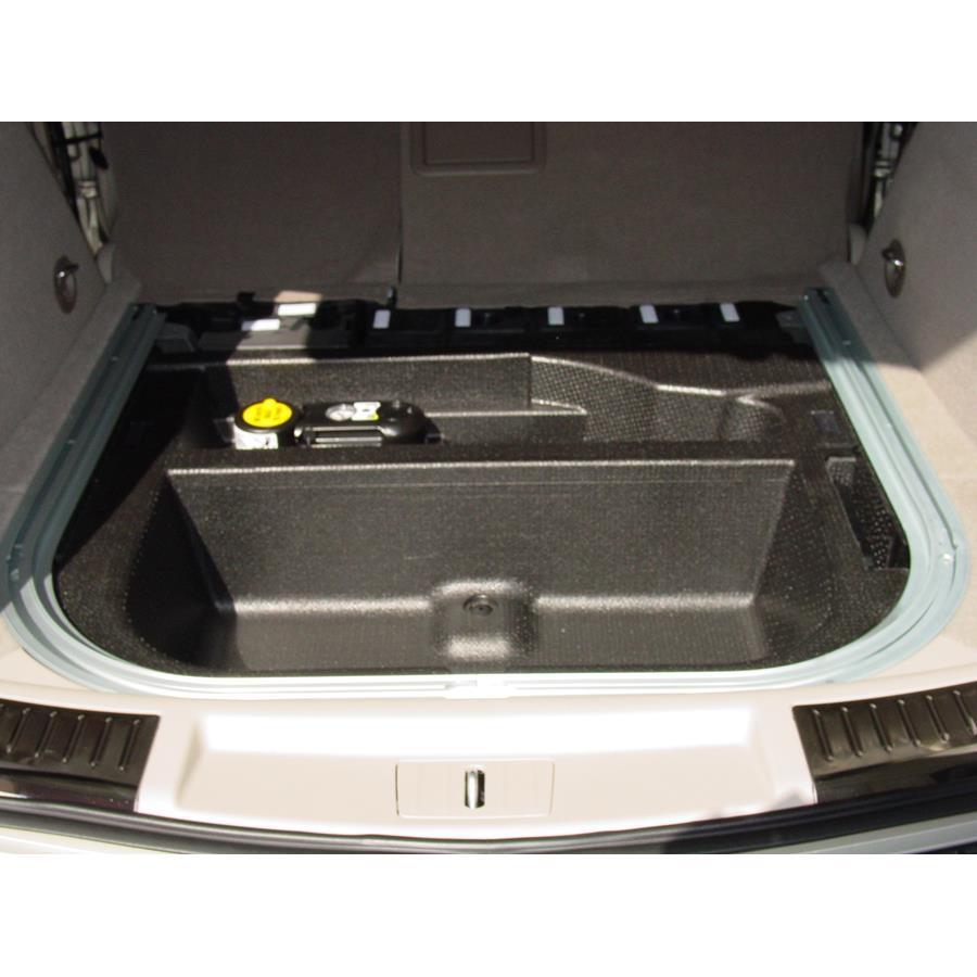2015 Cadillac SRX Under cargo floor speaker location