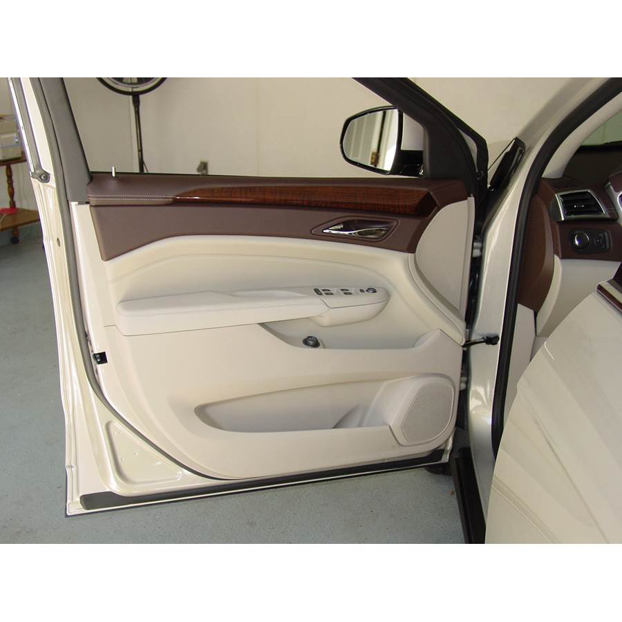 2010 Cadillac SRX Front door speaker location