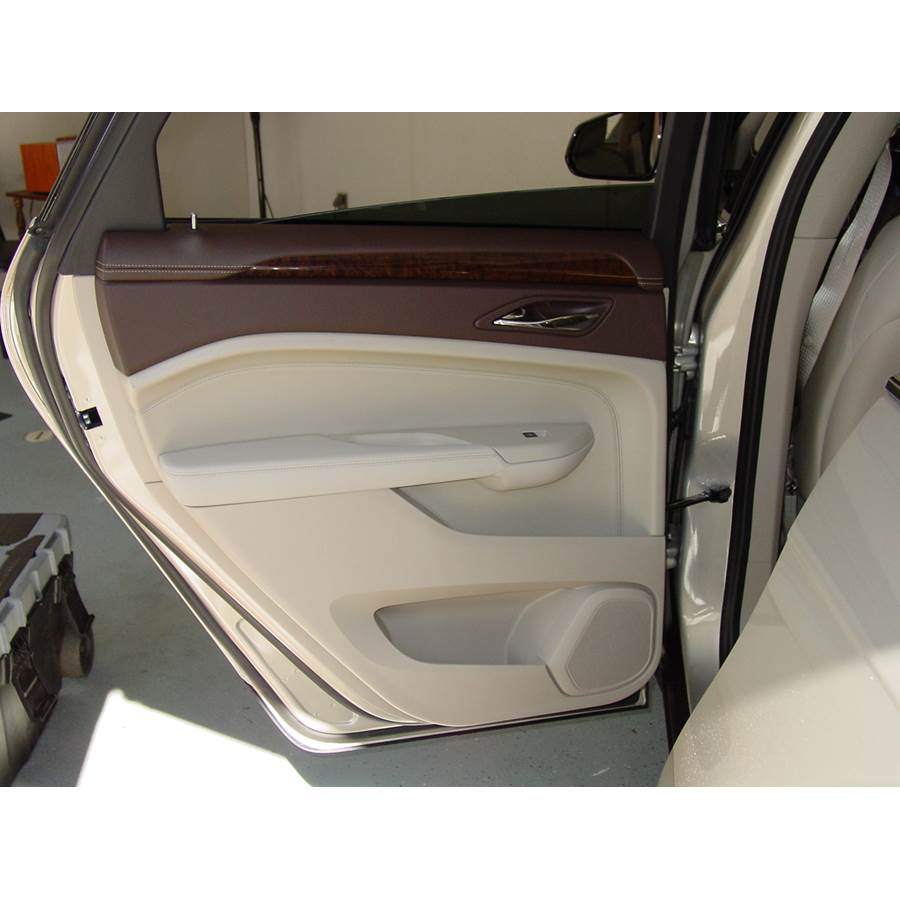 2010 Cadillac SRX Rear door speaker location