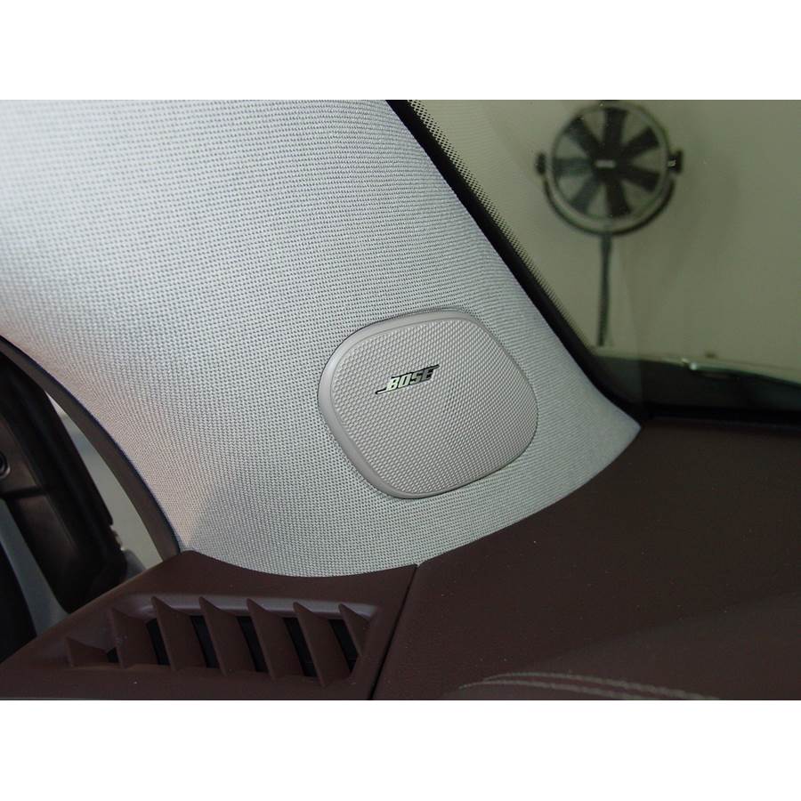 2013 Cadillac SRX Front pillar speaker location