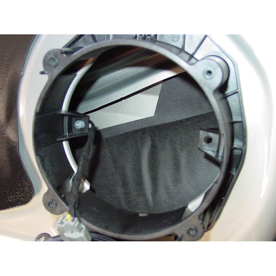 2013 Cadillac SRX Rear door speaker removed