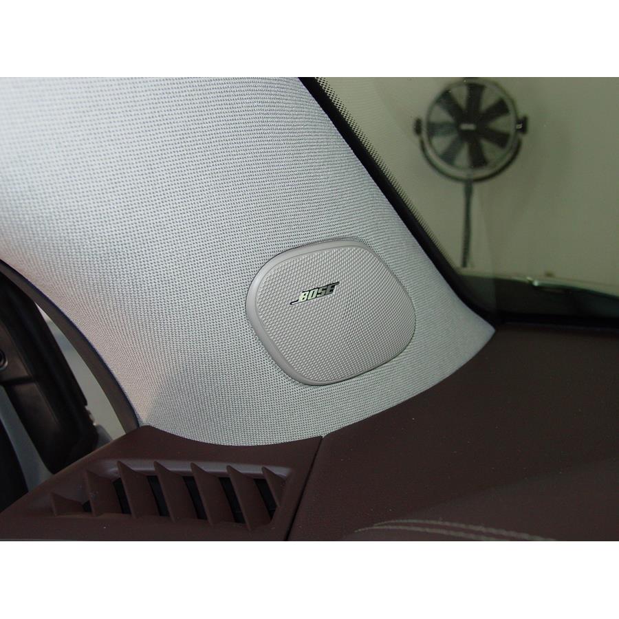 2015 Cadillac SRX Front pillar speaker location