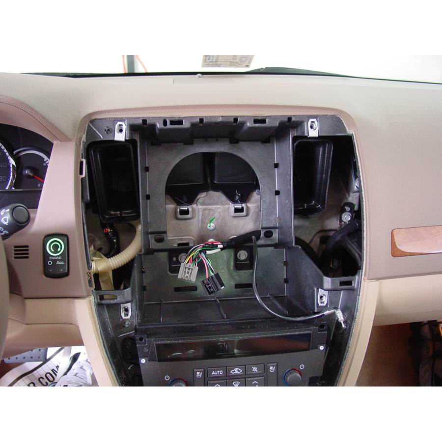 2010 Cadillac STS Factory radio removed