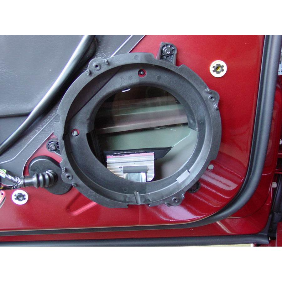 2009 Cadillac STS Front speaker removed