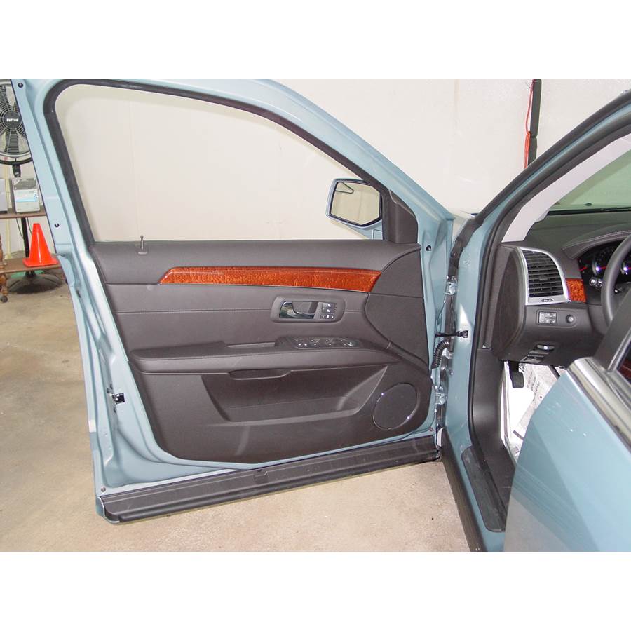 2008 Cadillac SRX Front door speaker location