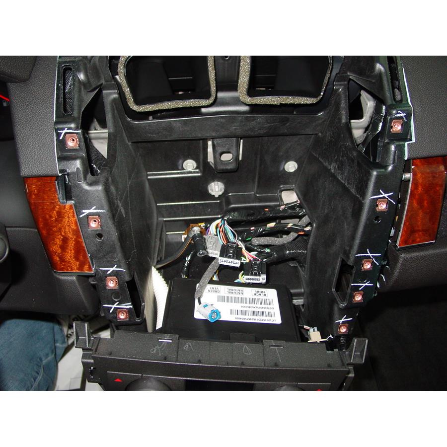 2007 Cadillac SRX Factory radio removed