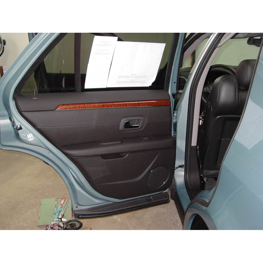 2007 Cadillac SRX Rear door speaker location