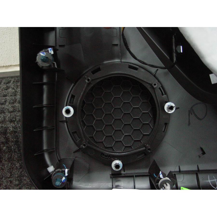 2007 Cadillac SRX Rear door speaker removed